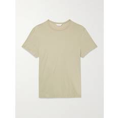 Club Monaco Luxe Featherweight Cotton-Jersey T-Shirt Men Neutrals