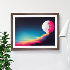 Metro Lane A Beguiling Moon Picture Graphic 25.0 Framed Art