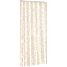 vidaXL Insektsgardin Beige Och Vit 56x185 cm Chenille