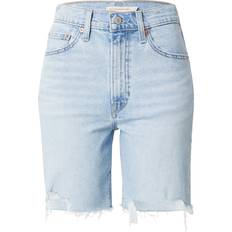 Levi's Ribcage Højtaljede bermuda-denimshorts lyseblå