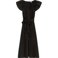 Cuyana Linen Flutter Sleeve Dress