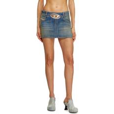 Diesel Femme Vêtements Diesel Mini Skirt - Denim Héritage - Bleu