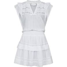 Hvite Kjoler Neo Noir Forudbestilling Jarmy Voile Dress White hvid 34/XS