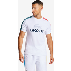 Clothing Lacoste Big Croc Logo Men T-shirts White