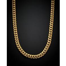 Italian Gold 14K Miami Cuban Necklace