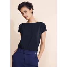 Street One Damen A321370 Sommerliches T-Shirt, deep Blue