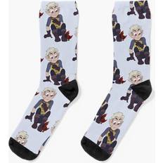 Gold Socks Famgem Dress Socks hunter, the golden guard owl house Novelty Fancy Crazy Pattern Crew Casual for Men Women Gold
