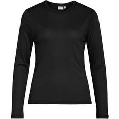 Vila Damen T-Shirts Vila Shirt 'VIALEXIA' schwarz