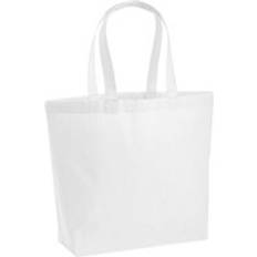 White Totes & Shopping Bags Westford Mill Premium Cotton Tote Bag White One Size