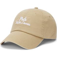 Polo Ralph Lauren Men Caps Polo Ralph Lauren Embroidered Cotton-Twill Sports Cap - Beige