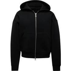 Weekday Simon Scuba Zip Through Hoodie - Black