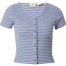 Levi's Blau Blusen Levi's Monica Top Penny Stripe Coastal Fjord Blue