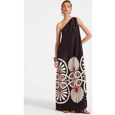 La DoubleJ Roy Dress Woman Dresses Medallion Placée Black