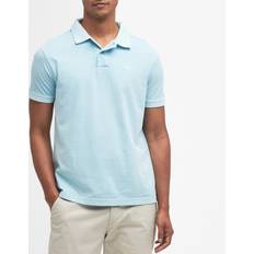 Barbour Hombre Polos Barbour Terra Dye Short Sleeve Polo - Blue