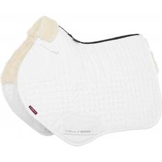 Saddle Pads LeMieux Merino Half Lined Close Contact Square White/Natural