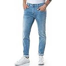 Replay herr Jeans Anbass Hyperflex Re-used Xlite, 0101 ljusblå 30L