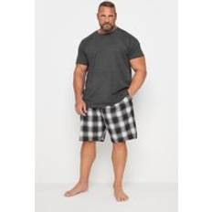 Clothing BadRhino Shorts and T-Shirt Pyjama Set Grey