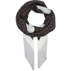 Calvin Klein Elastane/Lycra/Spandex Accessories Calvin Klein Monogram Print Scarf - Ecru Multi