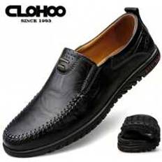 Shein Clohoo Brand Exclusive Men's Soft Slip-On Loafers, Versatile Casual And Business Formal Leather Shoes