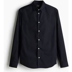 H&M XXL Skjorter H&M Herre Blå Slim Fit Easy iron-skjorte