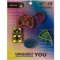 Multicolored Shoe Care & Accessories Crocs Lights Up Dude Bro Pack Jibbitz