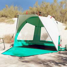 VidaXL Tents vidaXL Sea green, 224 x 138 x 142 cm Beach Tent 2-Person Lightweight Tent Grey Quick Release Waterproof