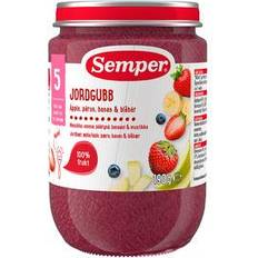 Semper Nødder & Frø Semper Frugtmos Æble, Pære, Banan 5+ mdr.