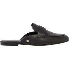 Corrine Mules Leather Shoes - Sort