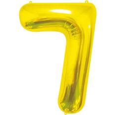 Festartikler Godan GoDan Balon Foliowy B&amp C Cyfra 7 Złota 85cm