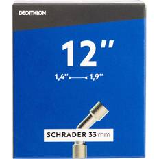 12" Inner Tubes Decathlon 12 X 1.4 To 1.9 Bent Schrader Valve Inner Tube