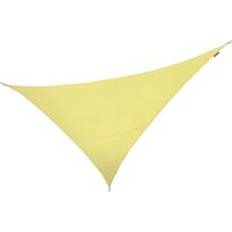 White Sail Awnings Primrose 4.2m Triangle Water Resistant Sun Shade 96.5% UV Free Rope