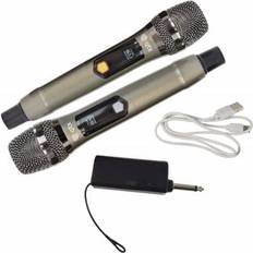 QTX J-mic Dual Uhf Handheld Microphone System