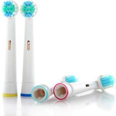 Megabilligt 4-pack Mjuka Tandborsthuvud Oral-B SB-17A vit