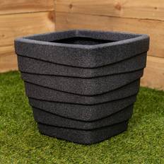 Grey Pots Samuel Alexander 31Cm Square Garden Plant