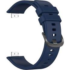 FIXED Silicone Strap for Huawei Watch FIT Blue