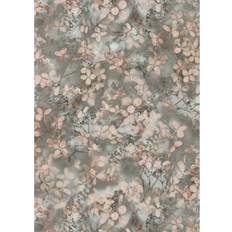 Erismann Flower Wallpaper Purity Embossed Grey One Size