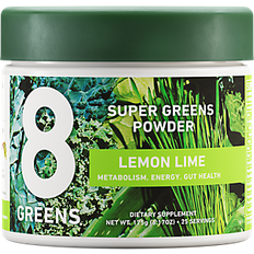 Potassium Supplements 8GREENS Super Greens Powder 25 Servings Lemon Lime 175gm