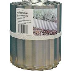 Selections Galvanised Steel Lawn Edging Roll 16.5Cm X 5M