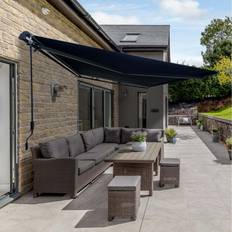 Grey Manual Retractable Awning 3