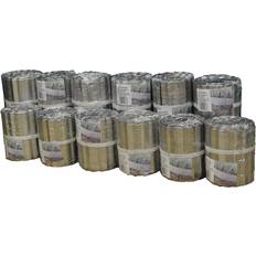 Steel Lawn Edging Selections Set of 12 Galvanised Steel Lawn Edging Rolls 5m