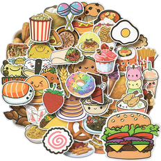 Sticker Packung Mit Aufklebern Essen