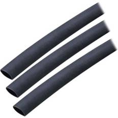 Electrical Accessories Ancor Set of 3 Black 12-8 AWG Heat Shrink Tube, 3'