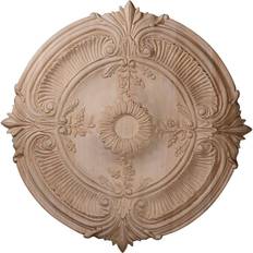 Ceiling Medallions Ekena Millwork Unfinished Maple Carved Acanthus Leaf Medallion