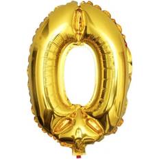 Ilmapallot Megabilligt Suuri numeroinen ilmapallo kullassa syntym p iv juhlissa 102 cm 0 kulta