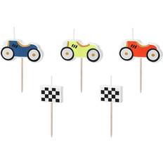 Fødselsdage Kagelys PartyDeco Racing Fødselsdagslys 2-3 cm