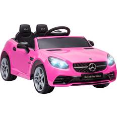 Metal Electric Vehicles Aosom Benz SLC 300 12V Pink