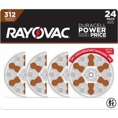 Rayovac Size 312 Hearing Aid Battery 24pk