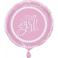 Fête Ballons Texte & Thème Unique Party It´s A Girl Shower Foil Balloon Pink One Size