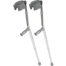 Crutches & Canes Medline Forearm Crutches, Aluminum, Youth