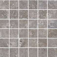 Kacheln & Fliesen Mosaik Travertino 30 grau 0776059573